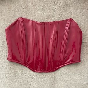 Garage corset crop top